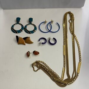 Vintage lot of jewelry Liz Claiborne, Monet, and miscellaneous